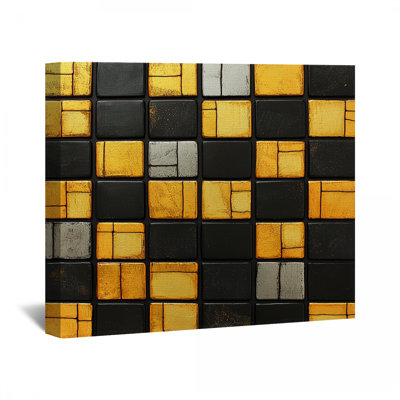 Carreaux de toile tendue - Décoration murale mosaïque