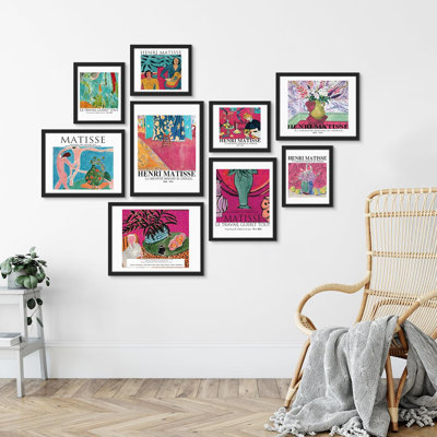 " Henri Matisse Floral Dancer Variety Nature " 9 - Pieces