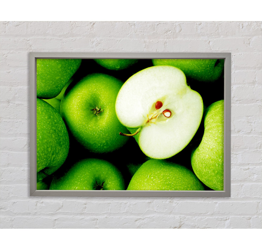 Green Apple Centre - Einzelner Bilderrahmen Kunstdrucke auf Leinwand