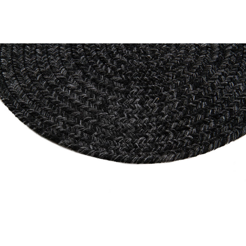 Flatweave Area Rug, Round 120cm