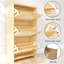 Armoire de rangement pour chaussures 48 paires avec 3 tiroirs rabattables