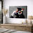 Pop Urban Street "Banksy Thinking Monkey With Headphones Artwork, Graffiti & Street Pop Art Modern Urban Multicolor Wall Pictures, Large Framed Canvas Giclee Print Wall Art"-97558849-97558850-119460987