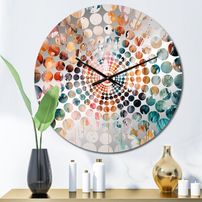 Aanayah - Horloge murale abstraite