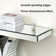 Rillamas 43.3'' Mirrored Glass Console Table Entryway Living Sofa Table