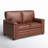 Ansela 56" Leather Loveseat Sofa with Nailhead Trim-82851913