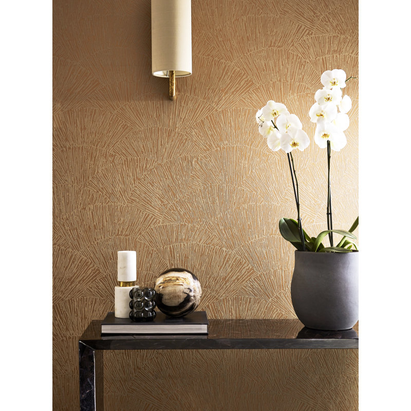 Tessen Wallpaper, Copper