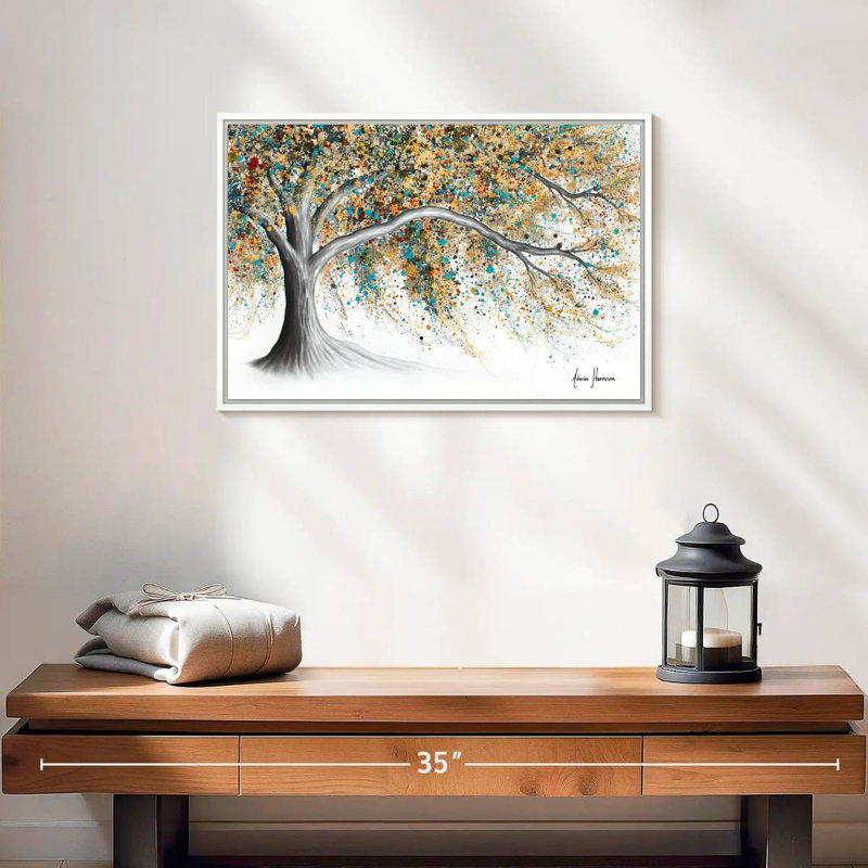 Arbre Western Breeze, Cadre flottant blanc, 19 po x 13 po