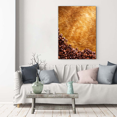Coffee Beans - Wrapped Canvas Print