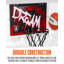 Cerceau de basket-ball WNBA Atlanta Dream Over The Door de Franklin Sports - Cerceau de basketball d'intérieur pour enfants avec mini-ballon