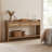 60"W Natural Rattan Console Table With 3 Drawers & Open Shelf, Modern Farmhouse Entryway Table With Anti-Slip Raised Edge & Adjustable Feet For Living Room, Hallway, Bedroom-259853028-258738054