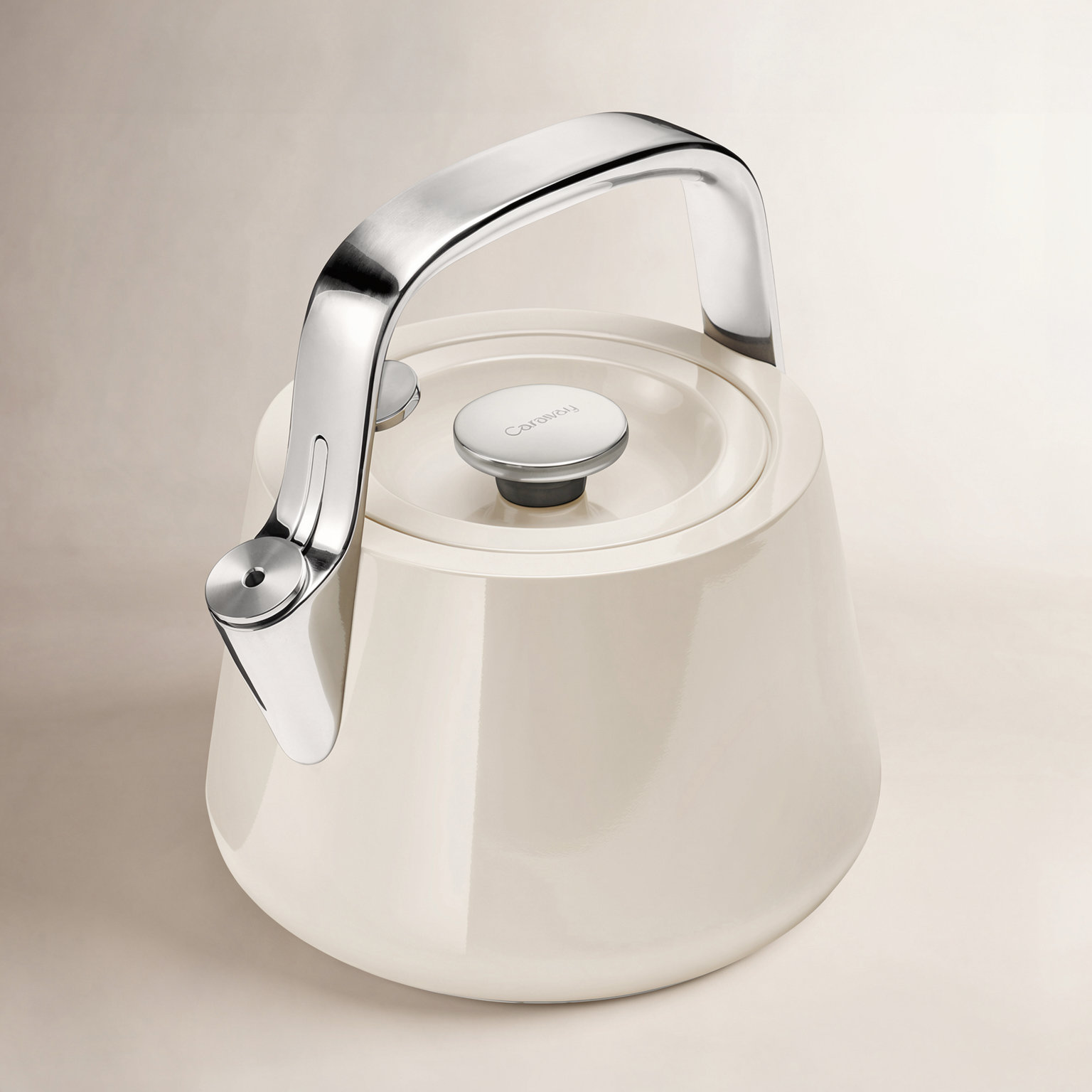 Caraway Stovetop Whistling Tea Kettle, Cream