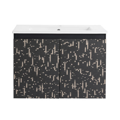 Meuble-lavabo mural flottant Chris de 24 po