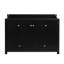 Meuble-lavabo simple 48 po avec comptoir 48 po, 4 portes à fermeture douce et 2 tiroirs, armoire de rangement moderne pour salle de bain, noir-226037260