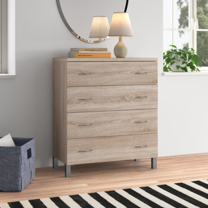 Zipcode Design™ Hayter 4 - Drawer Dresser & Reviews | Wayfair