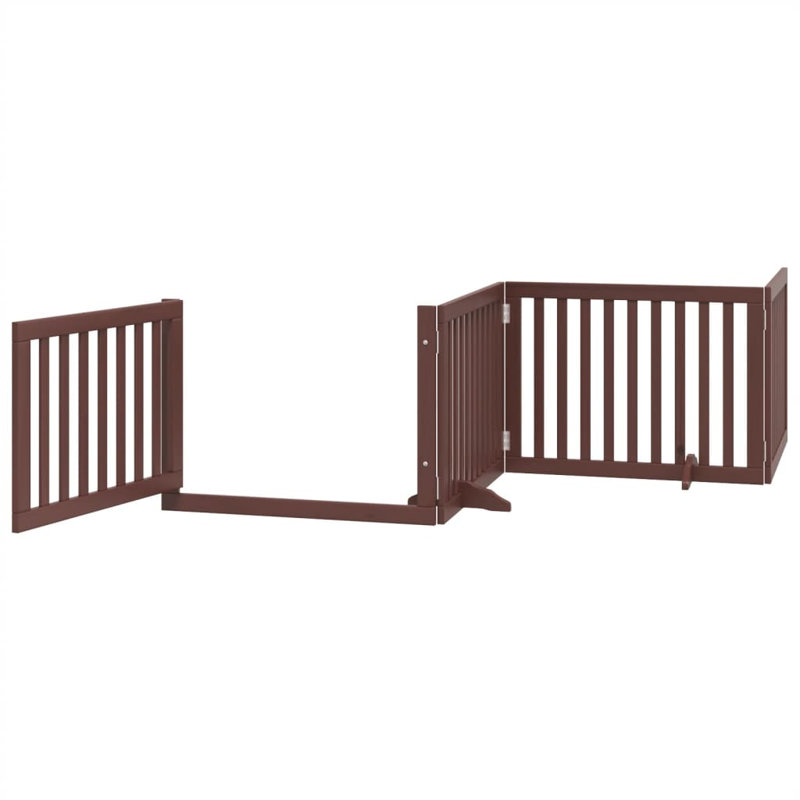 Mignonette Solid Wood Dog House Door, Brown, 60cm H x 800cm W x 2cm D