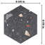 Sonar Hex 9" x 10" Porcelain Stone Look Wall & Floor Tile-1825101823