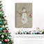 Lin bonhomme de neige I - impression sur toile tendue-786614587