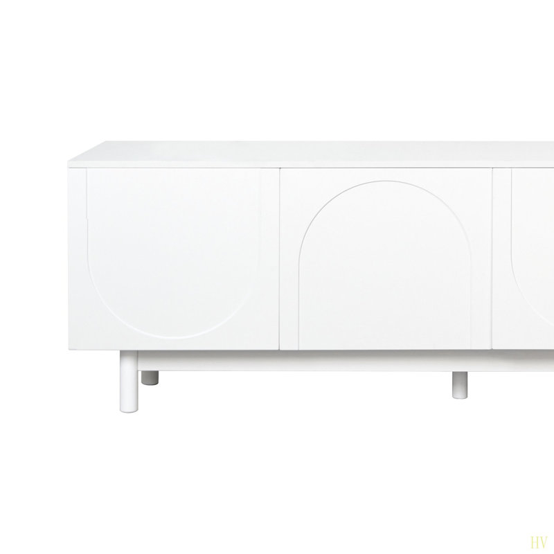 Meuble télé Graceful, Blanc