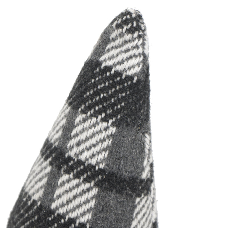 Fabric Sitting Gnome With Soft Legs  Set of 3  3.5" x 3.5" x 14.5"  Gray