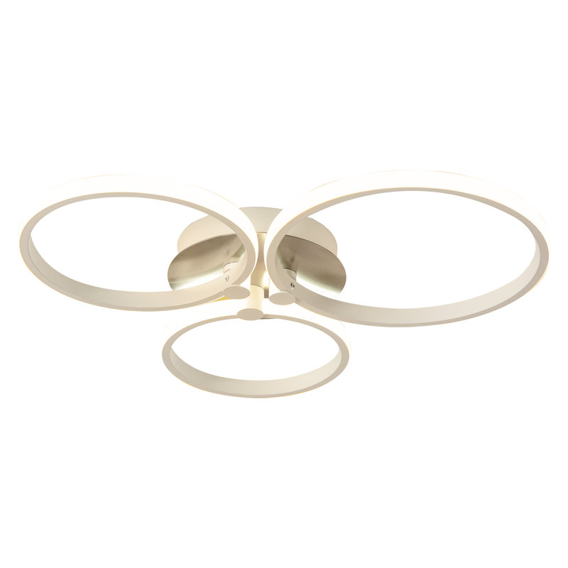 Acrylic LED Semi Flush Mount