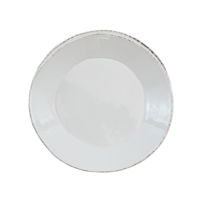 Lastra Handmade Stoneware Pasta Bowl, Light Gray