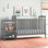 Lit de bébé convertible 4 en 1 Crib N Changer