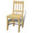vidaXL Dining Table and Chairs Natural Pine wood 5 Pieces Durable-885480507