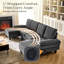 4 Seater Corduroy Sofa-254720262