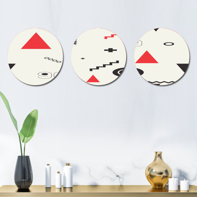 Abstract Wall Decor on Metal