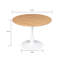 Keera Round Solid Wood Base Dining Table