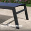 Chaise longue inclinable 66,15 po avec table-88999368