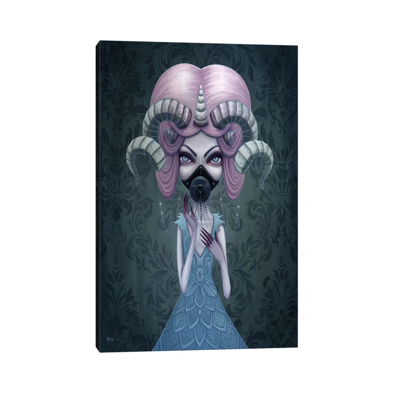 Aurora 1 Piece Wrapped Canvas Painting, 20.32 cm H x 30.48 cm W