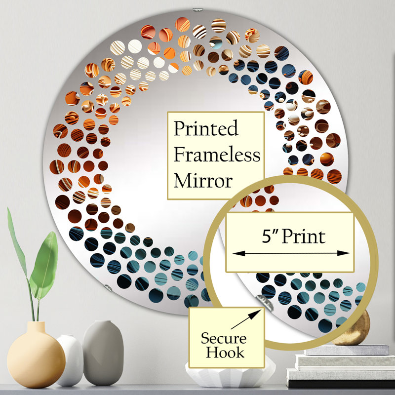Circle Mirror, 23.6" x 23.6"