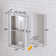 Double Layer Recessed Shower Niche No Tile Needed