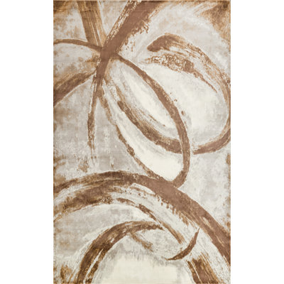 Damian Brown/Beige Rug