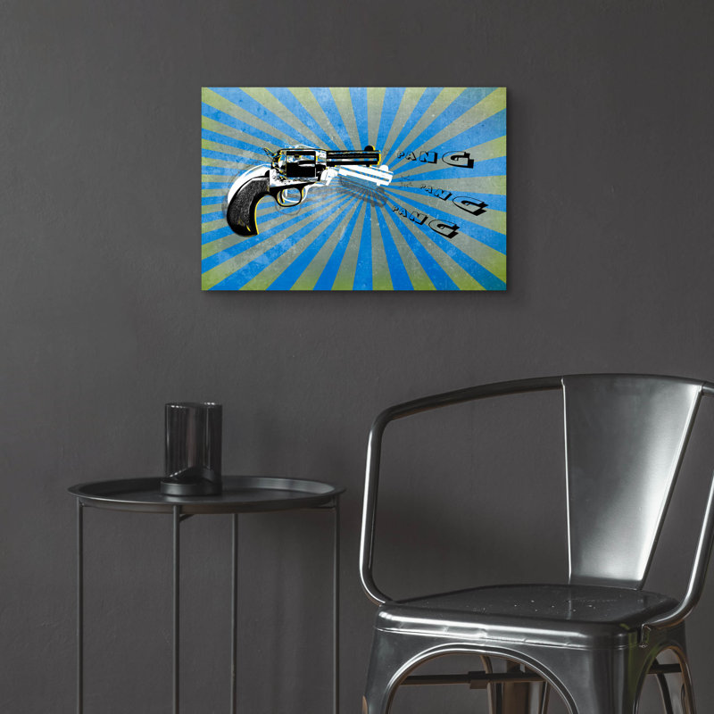 " Blue " by Mark Ashkenazi, 16" H x 24" W x 0.2" D