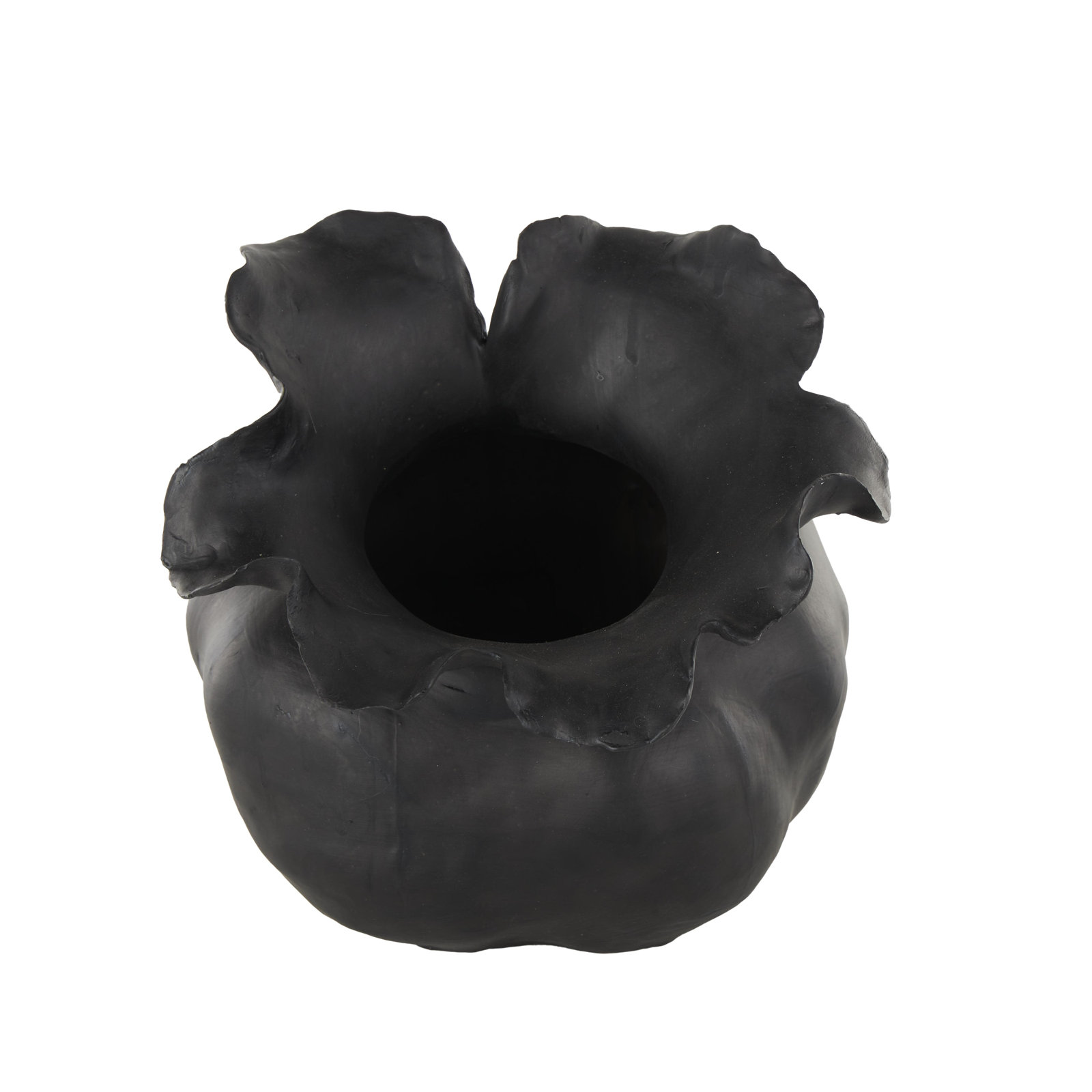 Bia Ceramic / Porcelain Table Vase, Black