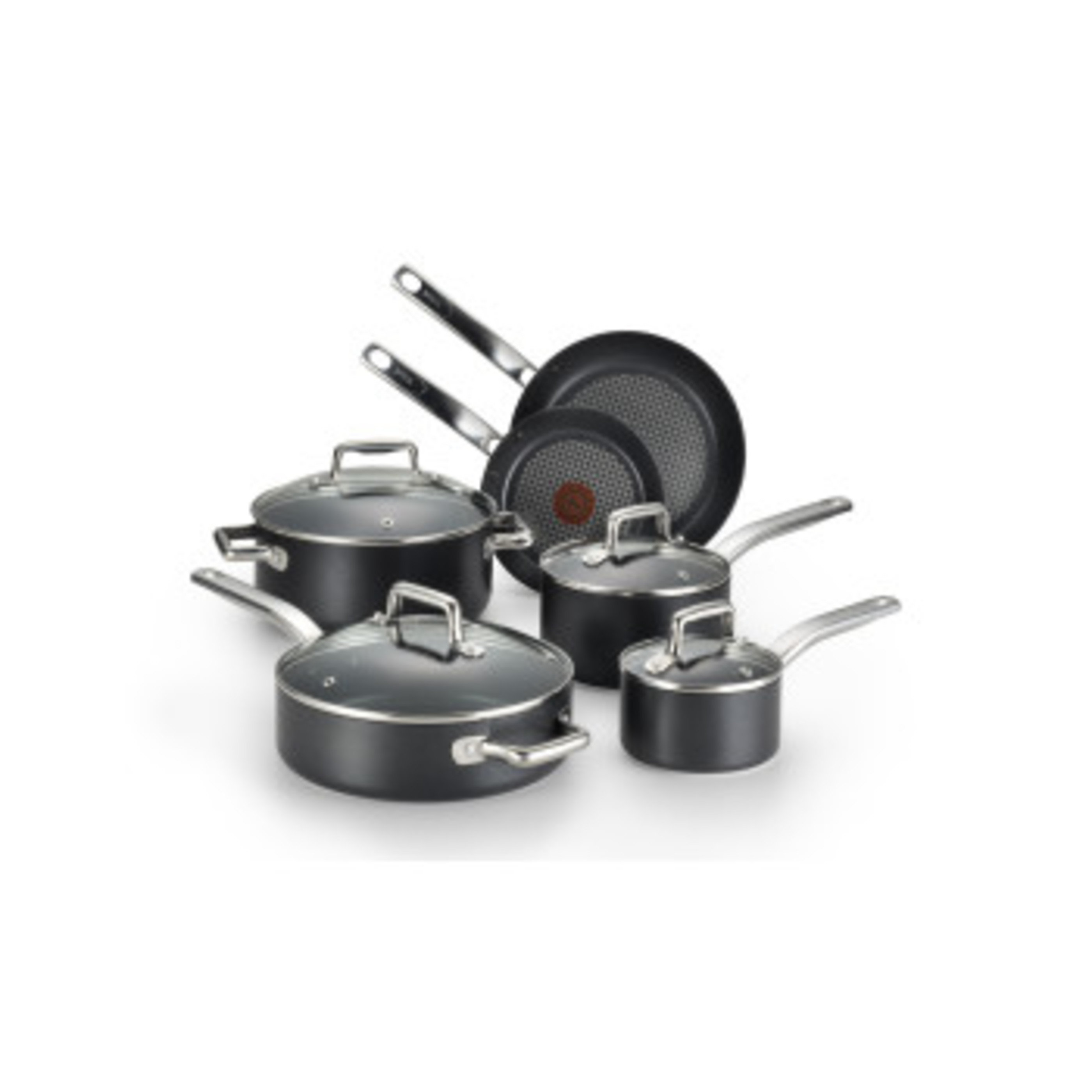 Prograde 10-Piece Aluminum Nonstick Cookware Set in Gray Prograde 10-Piece Aluminum Nonstick Cookware Set in Gray
