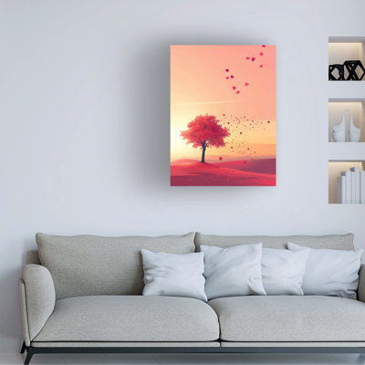 Bolog R3darch0n Crimson Twilight Canvas Art