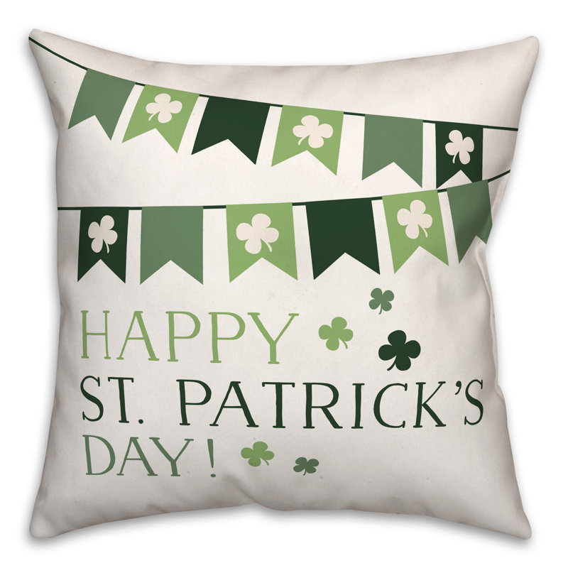 Coussin Happy Happy Patrick's Day