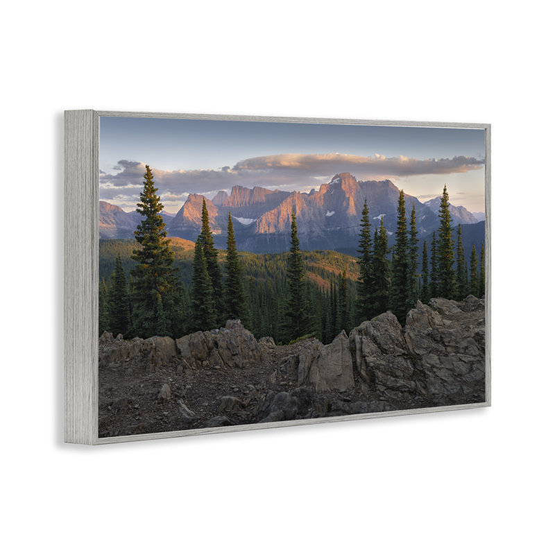 «Diurnal Mountain Scenery», estampe numérique encadrée par Hunter Page, Estampe numérique Farmhouse, H 20 po x l 30 po