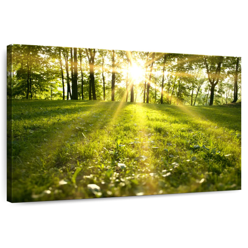 Harnek Bright Green Forest, 20" H x 30" W