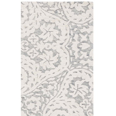 Tapis ivoire / gris Alaxandra 477