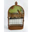 Rusty Bird Cage Garden Wall Mirror Antique Metal Indoor Outdoor Hanging Decorative Accent Decor-871332858
