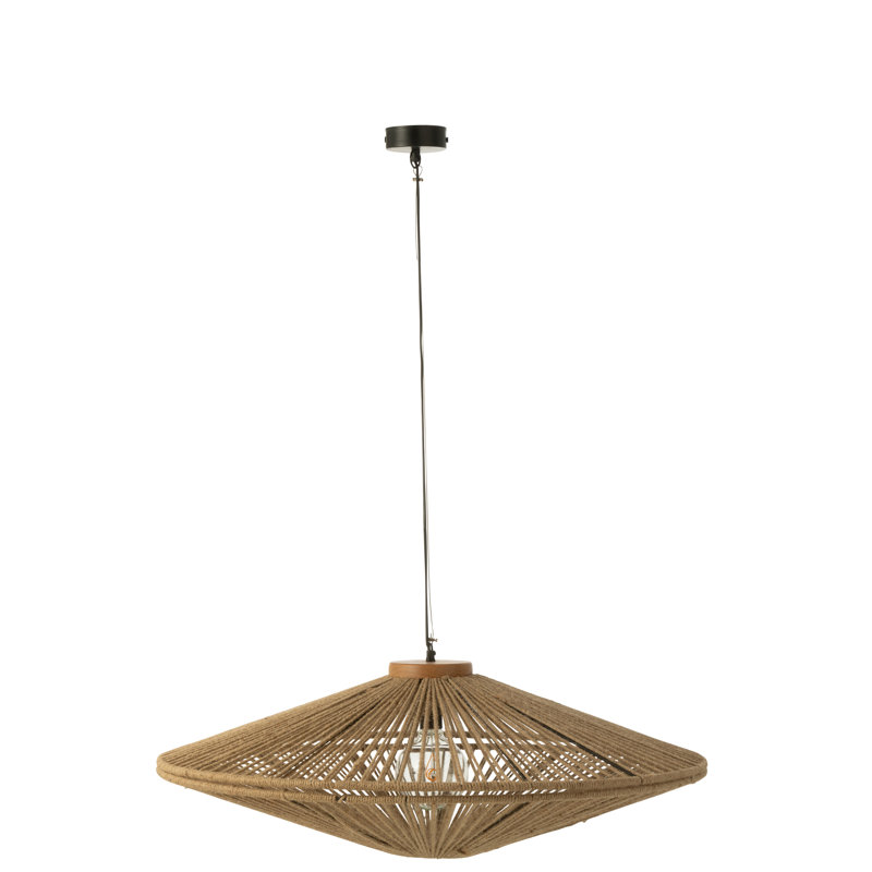 Spring / Summer 2024 - Light Geometric Pendant, 36cm H x 93 cm W x 93cm D, Natural