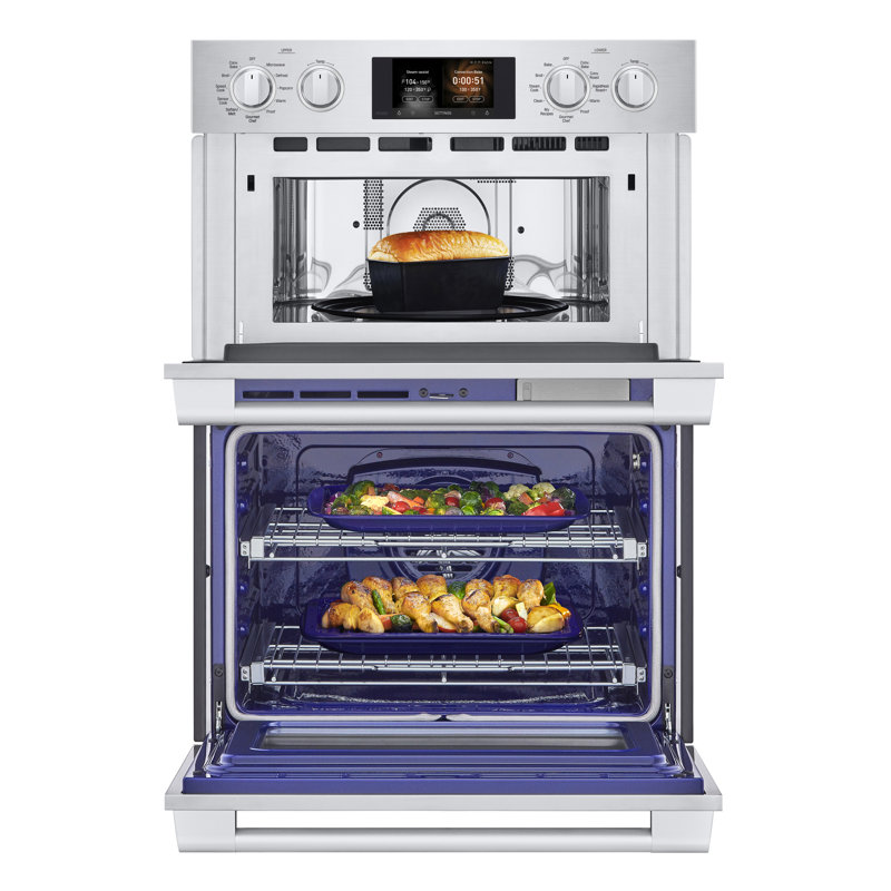 30-Inch Double Wall Oven With Steam-Combi