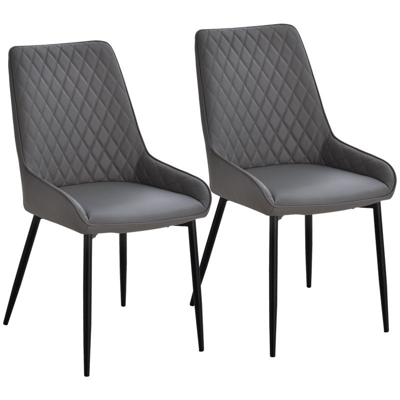 Tufted Polyurethane Upholstered Dining Chair