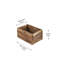 Mini boîte à fleurs Serene Spaces Living Everlyn - 7 po de long, 5 po de large, 3 po de haut