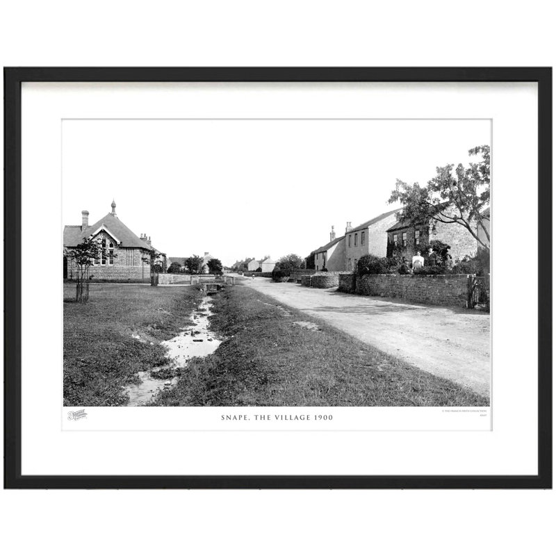 Snape, The Village 1900 by Francis Frith - Single Picture Frame Print, 40cm H x 50cm W x 2.3cm D