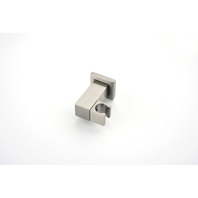 Ensemble de douche avec support coulissant - pomme de douche, douche à main, valve, support, tuyau, système de niche: installation facile